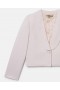  Blazer rosa con solapa de chal de Stella McCartney | Ropa de abrigo infantil