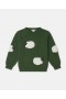 Suéter verde con apliques de oveja de Stella McCartney | Suéteres y cárdigans para niños