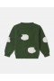 Suéter verde con apliques de oveja de Stella McCartney | Suéteres y cárdigans para niños