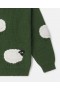 Suéter verde con apliques de oveja de Stella McCartney | Suéteres y cárdigans para niños