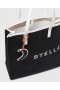  Bolso tote grande Stella McCartney Smc Bananatex® blanco y negro | Bolsos tote para mujer