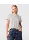Camiseta Stella McCartney Star Boxy Gris Jaspeado | Sudaderas y camisetas de mujer