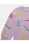 Sudadera rosa con estampado Stella McCartney | Suéteres y cárdigans para niños