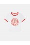  Camiseta blanca con estampado del logo universitario de Stella McCartney | Camisetas y tops para niños