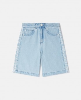 Pantalones cortos Stella McCartney Moniker Tape azules | Pantalones y shorts para niños