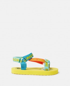 Sandalias Stella McCartney con estampado de Bob Esponja, amarillas | Calzado y accesorios para niños