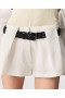 Stella McCartney Slouchy Paneled Squash Shorts White | Dámské kalhoty a kraťasy