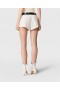  Stella McCartney Slouchy Paneled Squash Shorts White | Dámské kalhoty a kraťasy