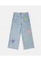  Dětské kalhoty a kraťasy Stella McCartney Spongebob Graphic Denim Blue |