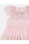 Stella McCartney Butterfly Pleated Cap-sleeve Dress Pink | Børnekjoler & Jumpsuits