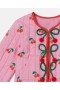  Stella McCartney Kirsebærprint Quiltet Jakke Pink | Børneovertøj