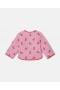  Stella McCartney Kirsebærprint Quiltet Jakke Pink | Børneovertøj