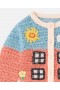  Stella McCartney Farmyard Appliqué Strikket Cardigan Flerfarvet | Børn Baby Piger