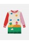 Stella McCartney Farmyard Graphic Strikkjole Flerfarvet | Børnekjoler og Jumpsuits
