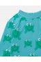 Stella McCartney badetop med frøprint i blå/grøn | Børn Baby Drenge