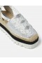  Stella Mccartney Gaia Platform Espadriller Sølv | Dame Espadriller