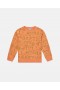  Stella McCartney sweatshirt med bogstaver, orange | Børne t-shirts og sweatshirts