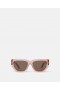  Stella McCartney Logo Cat-eye solbriller gennemsigtige rosa og guld | Dame solbriller