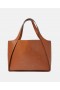  Stella McCartney Logo Stor Tote Taske Pecan | Dame Skuldertasker