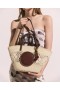  Stella McCartney Logo Raffia Crochet Medium Tote Bag Naturlig | Dame Skuldertasker