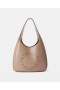  Stella McCartney Logo Slouchy Hobo Tote Bag Taupe Brun | Dame Skuldertasker