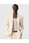 Stella McCartney Oversized Enkeltradet Blazer Buttercream | Damefrakker og Jakker