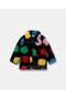  Stella McCartney Polkaprikket Fluffy Frakke Flerfarvet | Børneovertøj
