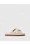  Stella McCartney Sneak-elyse Twisted Sandaler Cremefarvede | Dame Sandaler