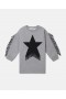  Stella McCartney Star Graphic Frynsede Kjole Grå | Børnekjoler & Jumpsuits