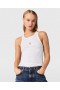  Stella McCartney Star Tanktop Ren Hvid | Dame Sweatshirts Og T-shirts