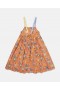 Stella Mccartney Stella Woodland Lettering Ærmeløs Kjole Orange | Børnekjoler & Jumpsuits
