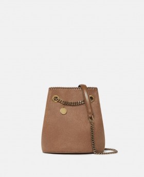  Stella McCartney Falabella Bucket Bag Pecan Brown | Kvinder Den ikoniske Falabella