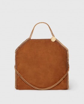  Stella McCartney Falabella Fold-over Tote Bag Brandy | Kvinder Den ikoniske Falabella