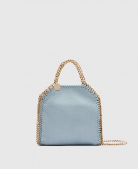  Stella McCartney Falabella Tiny Tote Bag Duck Egg | Matchende tasker til kvinder