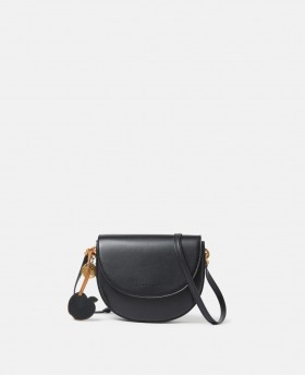  Stella McCartney Frayme Whipstitch Skuldertaske Midnatssort | Dame Skuldertasker