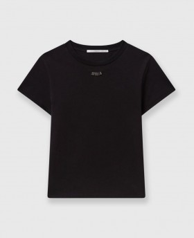 Stella McCartney Logo Charm T-shirt Sort | Dame Sweatshirts Og T-shirts