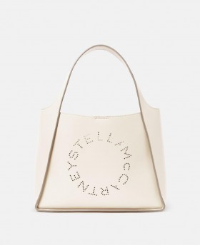  Stella McCartney Logo Crossbody Tote Bag Hvid | Dame Crossbody Tasker