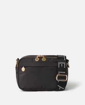 Stella McCartney Logo Tape Pusletaske Skuldertaske Sort | Børn Baby Drenge