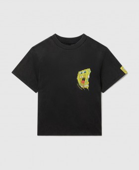 Stella McCartney SvampeBob T-shirt med grafik, sort | Børne T-shirts og sweatshirts