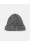 Stella Mccartney Distressed Ribbed Knit Beanie Charcoal Gray | Damesmutsen en sjaals
