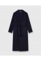 Stella Mccartney Double-faced Belted Trenchcoat Ink | Damesjassen en jacks