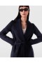 Stella Mccartney Double-faced Belted Trenchcoat Ink | Damesjassen en jacks