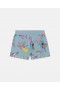 Stella Mccartney Fairies Print Drawstring Shorts Blauw | Kinderbroeken & Shorts