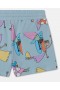 Stella Mccartney Fairies Print Drawstring Shorts Blauw | Kinderbroeken & Shorts
