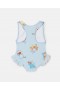  Stella Mccartney Fairies Print Geplooid Badpak Blauw | Kinderen Babymeisjes