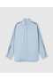 Stella Mccartney Falabella Chain Oxford Shirt Hemelsblauw | Dames Shirts En Tops