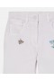  Stella Mccartney Flower Embroidered Jeans Paars | Kinderbroeken & Shorts