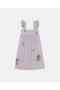 Stella Mccartney Mouwloze Jurk met Bloemenborduursel, Paars | Kinderjurken & Jumpsuits