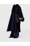  Stella Mccartney A-lijn trenchcoat met hoge hals, inktblauw | Damesjassen en jacks