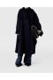  Stella Mccartney A-lijn trenchcoat met hoge hals, inktblauw | Damesjassen en jacks